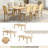 Keirsten 8 - Person Extendable Four Leg Base Dining Set-1710571855
