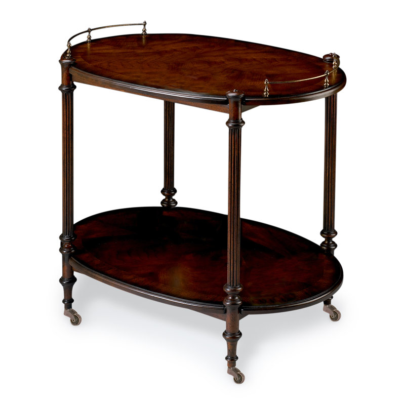 Keating Serving Cart, Dark Cherry