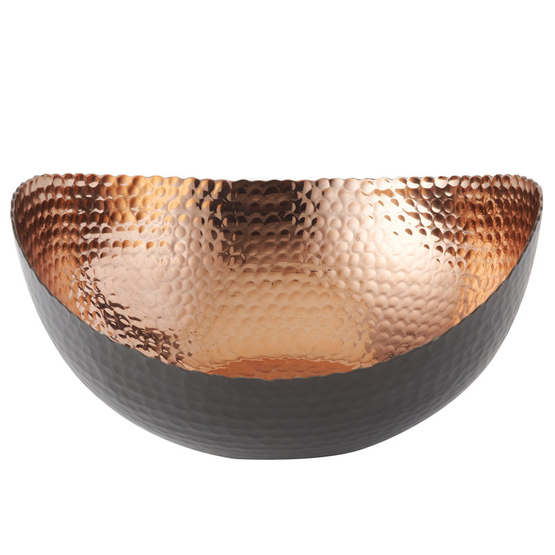 Bol de service en aluminium Sadler, Cuivre