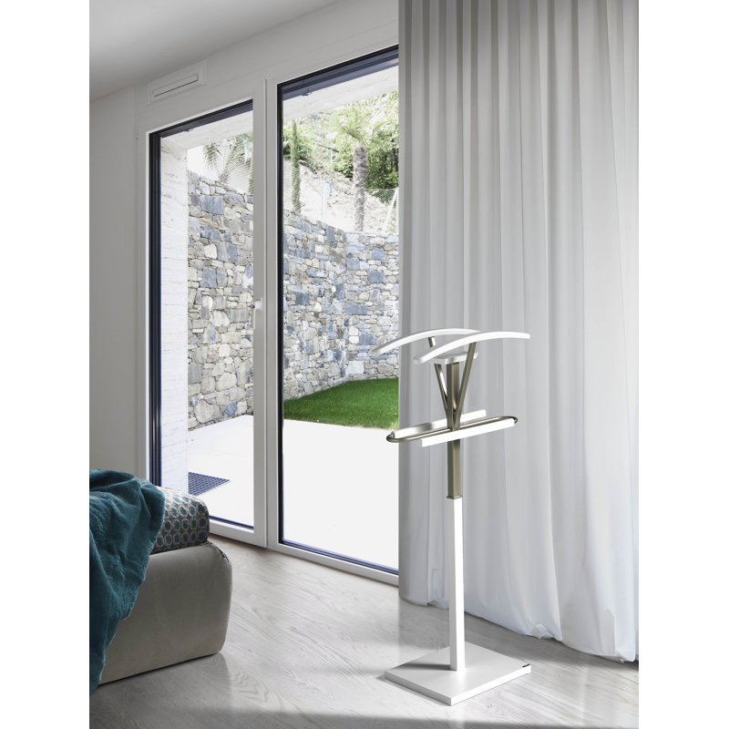 Freestanding Valet Stand, White