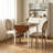 55" Extendable Solid Wood Kitchen Table , Oval Drop Leaf Tables For Small Spaces, Folding Dining Table For 4-6 People-431576622
