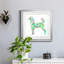 Tapisserie caniche - peinture encadrée-1950715494-1950715493