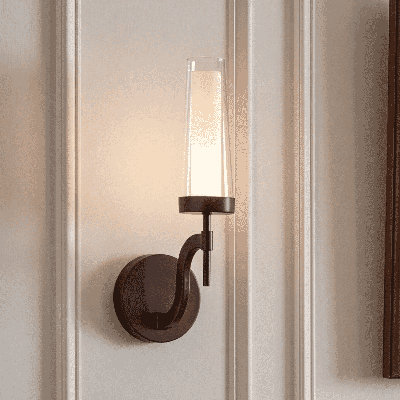 Butler 1-Light Wall Sconce in Mediterranean Bronze