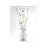 Lampe de table chromée 35,5 po Matson