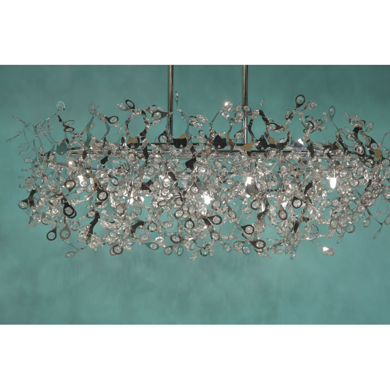 Lustree en cristal 7 lumières Leonia
