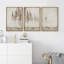 «Pastel Abstract Tree Subtle Neutral Modern Rustic Home Decor», reproduction d'art sur toile encadrée-129504174-83866041