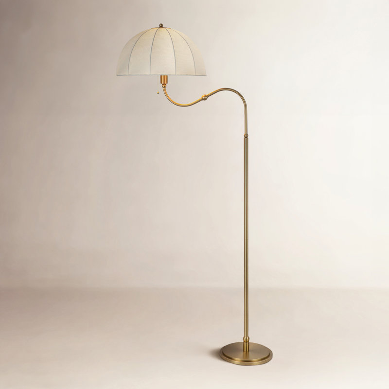 Tuscany 68'' Novelty Floor Lamp, Brushed Gold