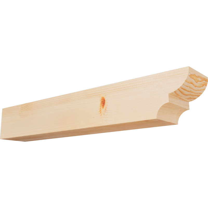 Queue de chevron lisse Ridgewood, Sapin de Douglas, H 6 po x l 36 po x P 5,5 po