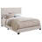 Marlene Upholstered Full Panel Bed Ivory-20472050-20472047