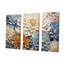 «Simplicity Mums Bloom» en beige et bleu pâle - ensemble d'art sur toile Mums-107759709-107759710