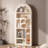 Beige Solid Wood Display Cases