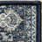 Custom Size Anti Slip Antibacterial Mahal Blue Indoor Runner Rug by Feet-567271453