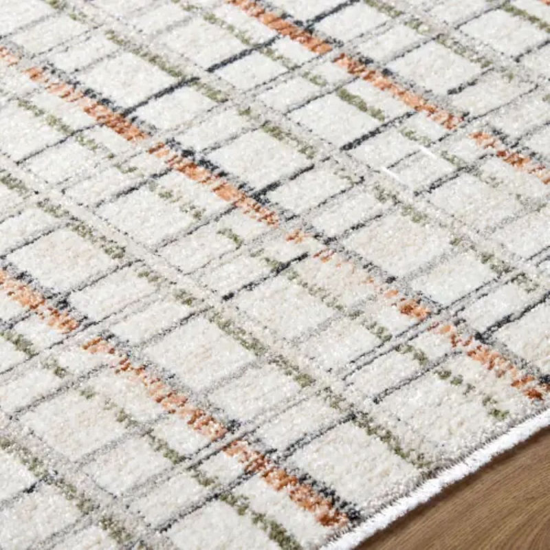 Lausanne Gingham Area Rug, Rectangle 5'3" x 7'