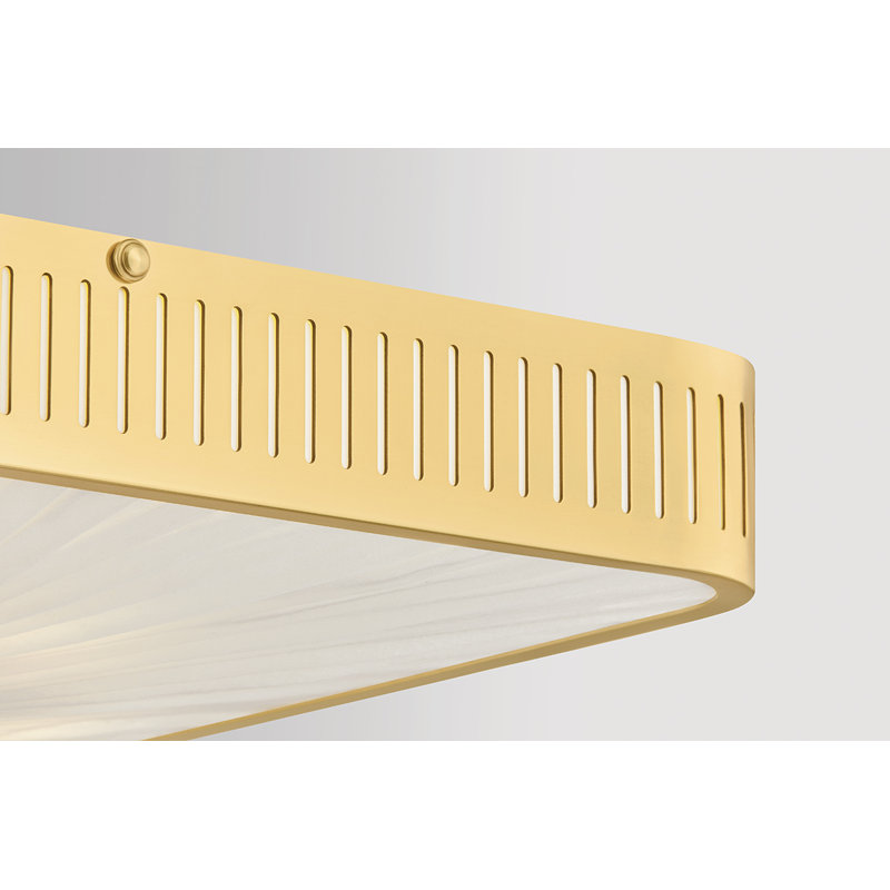 Henri Semi Flush by Augusta Hoffman x HVL, 5" H x 20.5" W x 20.5" D, 6 Lights