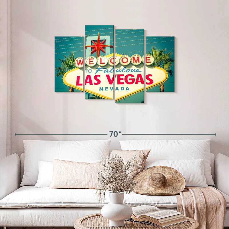 Panneau de bienvenue Nicci Las Vegas, H 27 po x l 43 po
