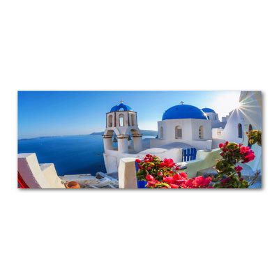 Santorini Greece - Wrapped Canvas Print