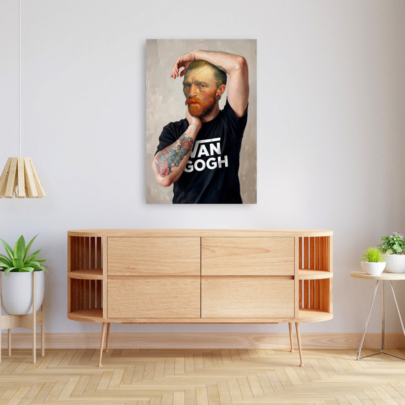 Art mural urbain moderne, H 48 po x l 32 po