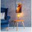 «Half-Faced Hereford» par Rita Kirkman, art mural en verre acrylique, 12 po x 24 po-1067738502