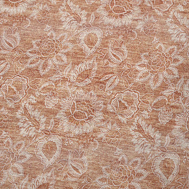 Jeté floral Sherpa ASB662 Addison, Saumon