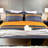 Polyester Satin Striped Duvet Cover