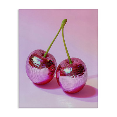 Toile rose cerise disco, design par LSR Creative Studio
