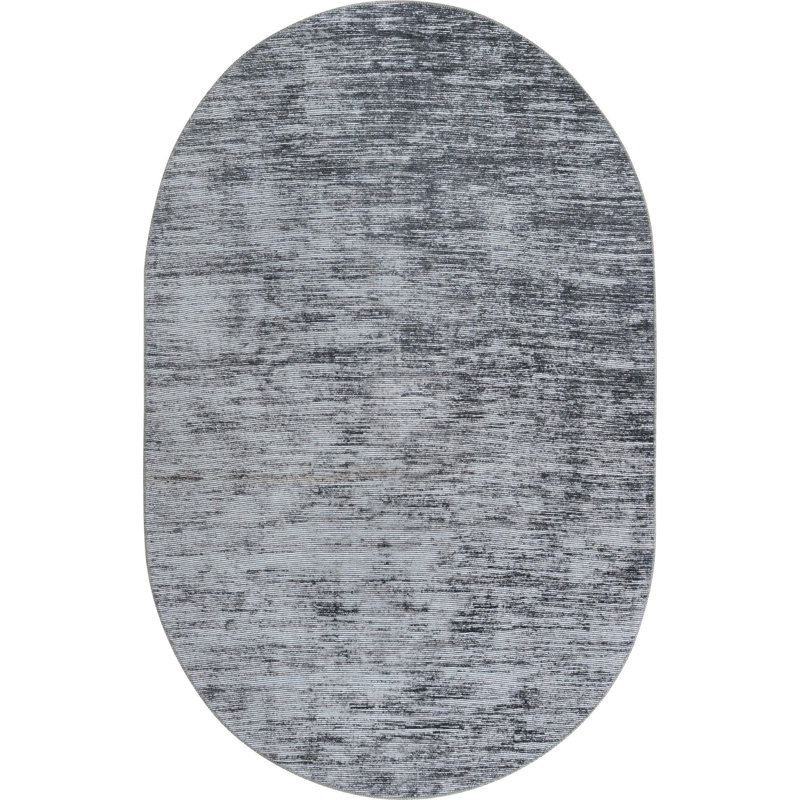 Ikhasa Chenille Indoor Rug, Oval 5' x 8'
