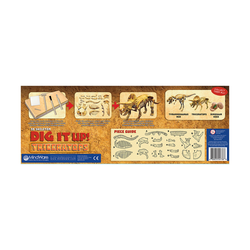 Creusez-le! - Modèle Dino: Triceratops S.T.E.M. Jeu