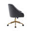 Chaise de travail en velours Batrice-862894005