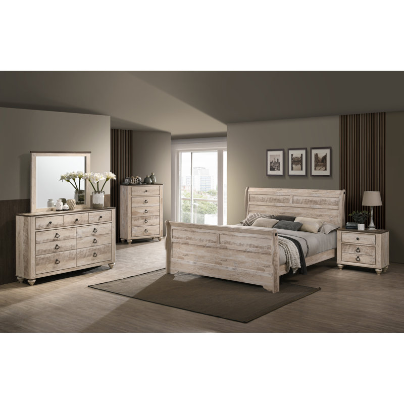 Anoka Piece Bedroom Set, King, 4 Pieces
