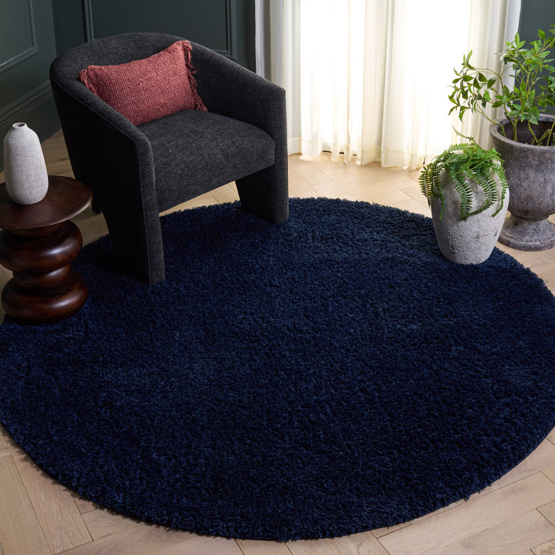 Atlantis Shag 100 Performance Solid Color Rug, 6'-7" X 6'-7" Square