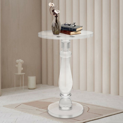 Table basse en acrylique transparent
