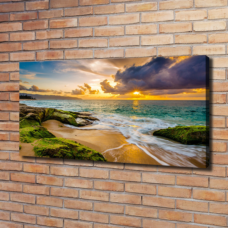 Sunset Sea - Wrapped Canvas Print