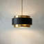 Luminaire suspendu tambour 4 lumières Demetrius