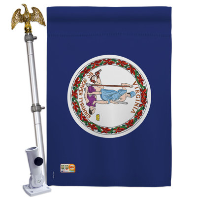 Polyester à 2 côtés 40 x 28 pi Ensemble de drapeaux