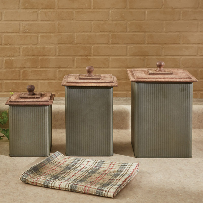 Metal Canister - Set of 3