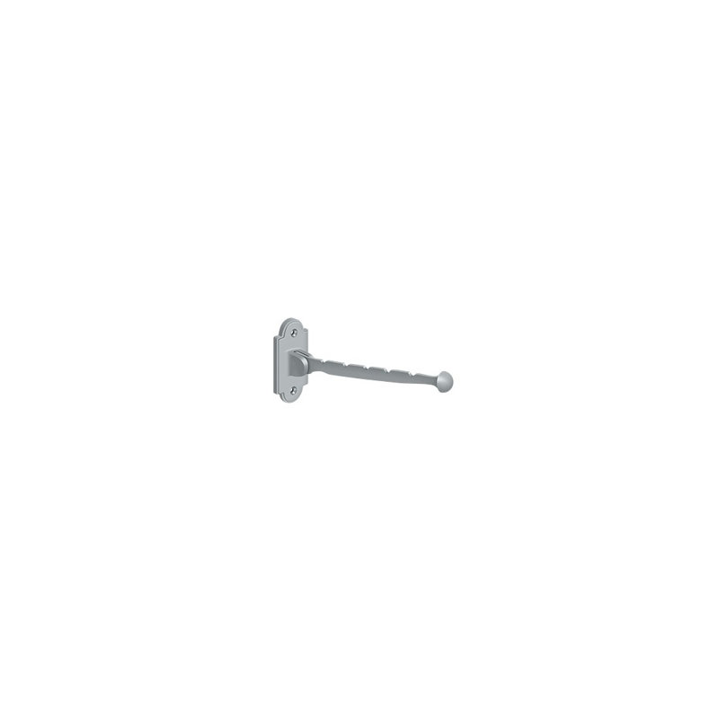 Valet Wall Hook, Brushed Chrome