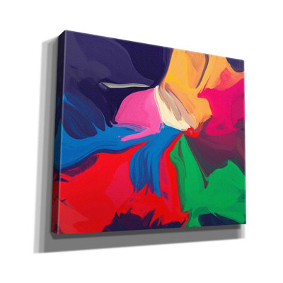 'Abstract Colorful Flows 1' by Irena Orlov Giclee Canvas Wall Art