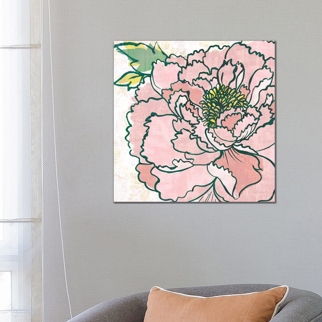 Camilles Peony Pink von Sue Schlabach - Leinwand-Giclée