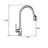 Topcraft Single-Handle Single-Hole Pull-Down Kitchen Faucet