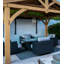 Plafonnier d'extérieur 3 lumières noir Ouen-1024111388