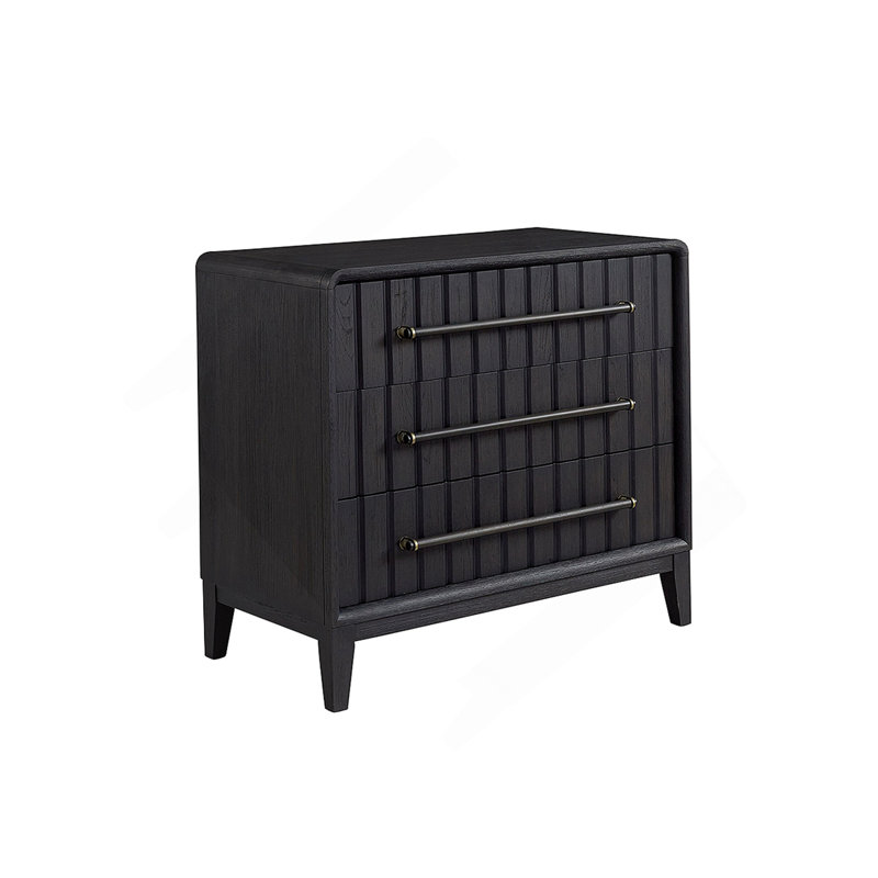 Commode Bachelor 3 tiroirs au fini poivre