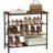 Shoe Rack, 4-Shelf Shoe Storage and Organization Rack, 3-Shelf Fabric Shelf, Industrial Style-421096711