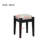 39" Retro Bohemian Style Wooden Makeup Vanity Set With Charging Plug&USB Port And Stool, Dressing Table With 3 Storage Drawers And 1 Rectangular Rattan Drawer-1846985076