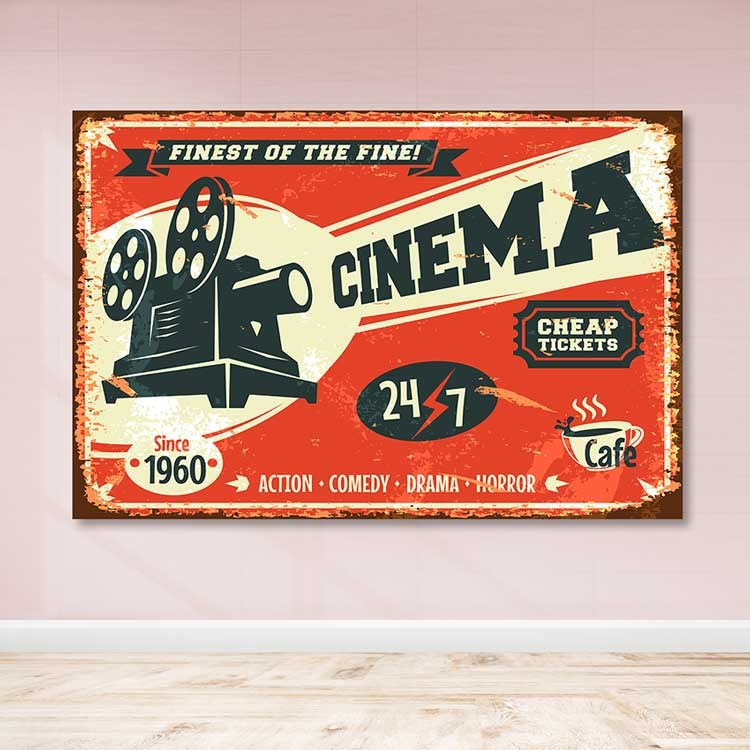 Peinture décorative sur toile