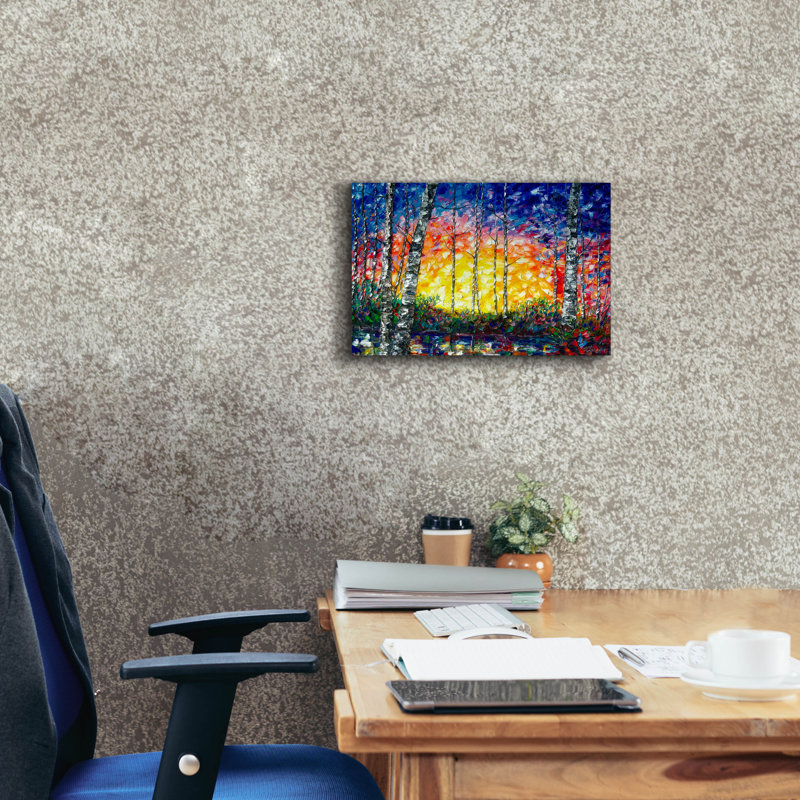 «Morning Breaks» par Lena Owens, H 12 po x l 18 po x P 0,75 po