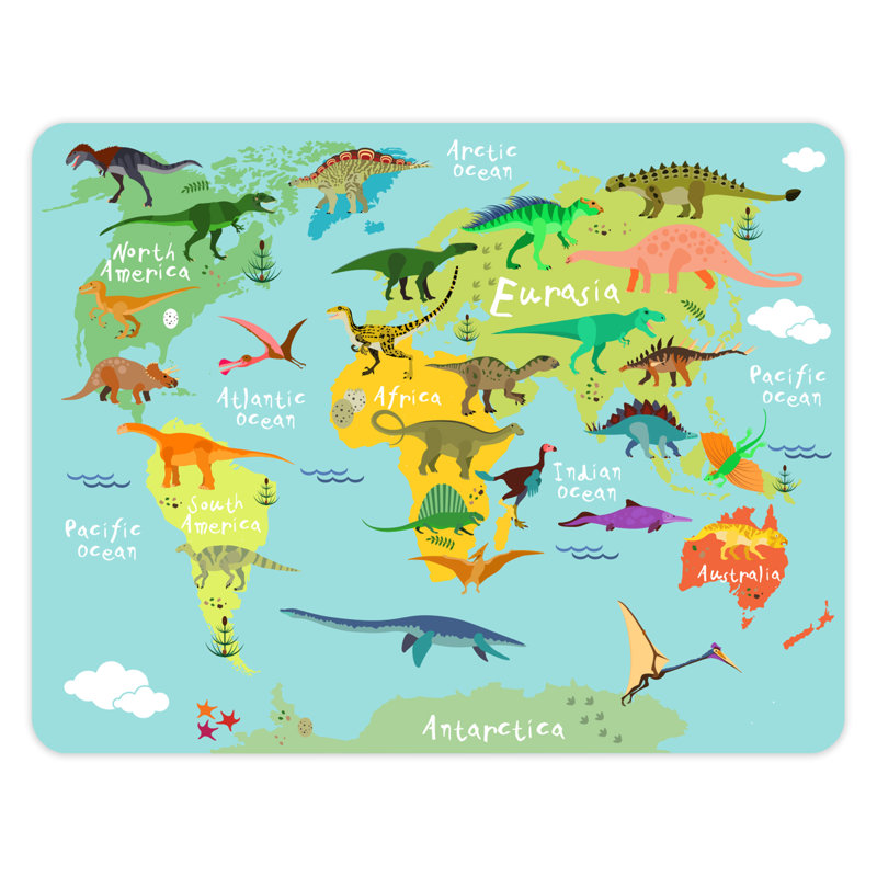Alaylah Vinyl Machine Printed Area Rug, Rectangle 130 x 170cm