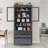 Cupboard with 3 Drawers,Adjustable Shelves and Power Outlet for Dining,Living Room-51484408