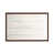 Toile avec cadre en bois brun classique n'est pas disponible