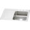 Lustertone 33" L x 22" W Drop-In Kitchen Sink