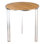Grace Round Solid Wood Outdoor Bistro Table , 27.5 " W 27.5 " D